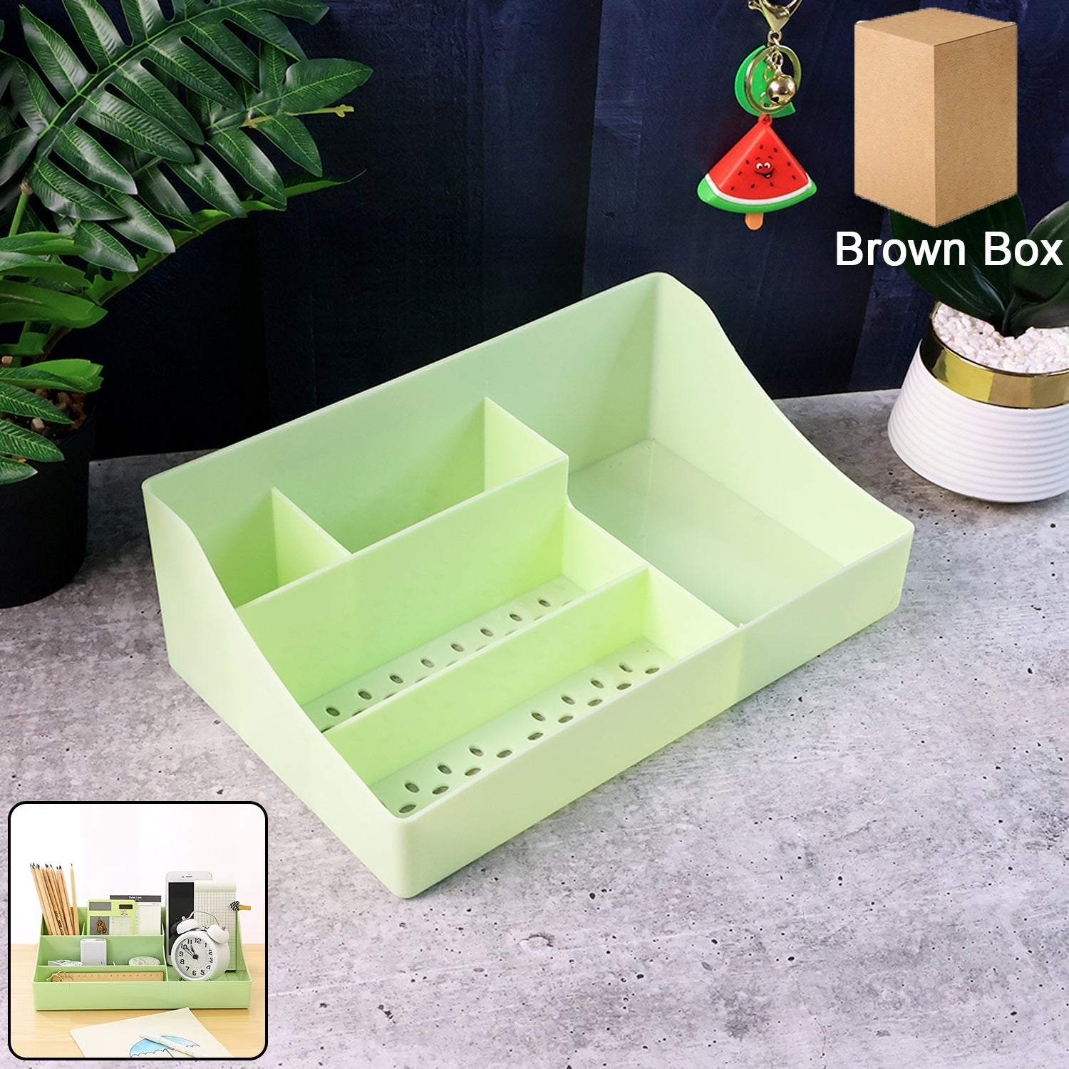 Multi-Section Desk Organizer Storage Tray  Multi-Section Desk Organizer Storage Tray